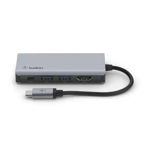 [78016822] Belkin CONNECT 4-in-1 Multiport Hub Adapter - USB-C - HDMI