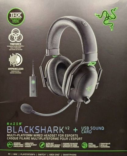 [RZ04-03230100-R3U1] Razer BlackShark V2 Multi-platform Esports Headset