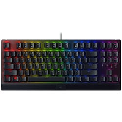 [RZ03-03490500-R3F1] Razer BlackWidow V3 Tenkeyless Compact Mechanical Keyboard with Razer Chroma RGB - Fully Programmable Keys - Green Switch (Tactile & Clicky) - French 