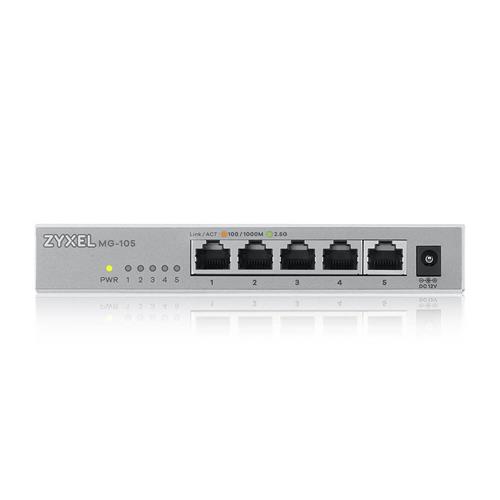 [MG-105-ZZ0101F] Zyxel MG-105 Unmanaged 2.5G Ethernet (100/1000/2500) Steel