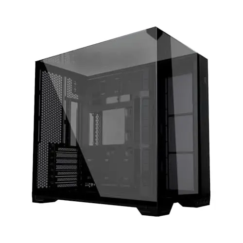 [O11VPX] Lian-Li O11 Vision Compact Tempered Glass ATX Mid Tower Computer Case, Black