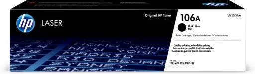 [W1106A] Cartouche Toner 106A, 1000 pages, Noir, 1 pièce(s)